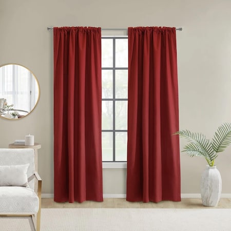 Kd 40 x 63 in. Weathermate Topsions Curtain Panel; Burgundy KD2841736
